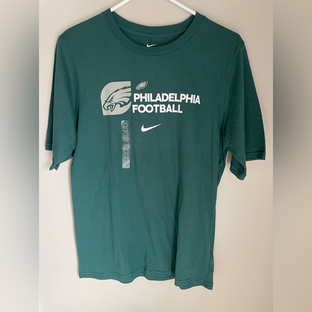 Nike NFL Philadelphia Eagles Tee Kids XL Green Eagles Tee
